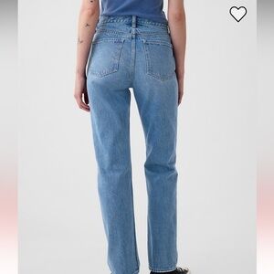 GAP 90s Straight High-Rise Jeans – Size 30 (10L) – 32” Inseam – Button Fly